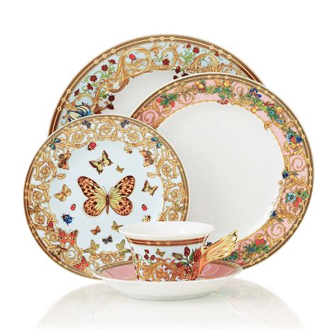 replica versace dinnerware set|versace butterfly garden dinnerware.